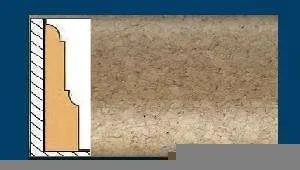 Плинтус пробковый ArtCorkDesing С 103 (Колер 5) 12х65х910 мм в Миассе