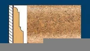 Плинтус пробковый ArtCorkDesing С 103 (Колер 8) 12х65х910 мм в Миассе