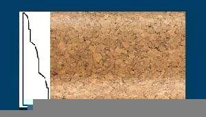 Плинтус пробковый ArtCorkDesing С 105 (Колер 8) 18x45x910 мм в Миассе