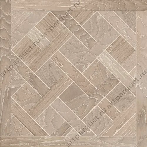 Модульный паркет Кочанелли Версаль Дуб Светлый 600*600*15 мм фаска в Миассе