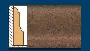 Плинтус пробковый ArtCorkDesing С 103 (Колер 11) 12х65х910 мм в Миассе