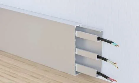 Алюминиевый плинтус Fezard Кабельный ALP-G80 Алюминий 80*15*2500 мм в Миассе