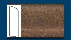 Плинтус пробковый ArtCorkDesing С 106 (Колер 11) 10х60х910 мм в Миассе