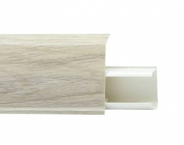 Пластиковый плинтус Royce №526 Дуб Орегон (55х23х2200мм) в Миассе