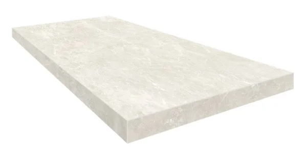 Керамогранит Coliseum Да Винчи Уайт Ступень угловая правая (Натуральный, 33х60) в Миассе