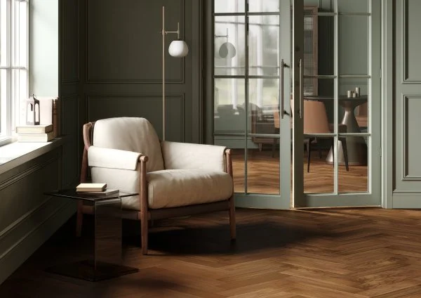 Паркетная доска Quartz Parquet Штучный паркет Орех Американский 44-400-29 в Миассе