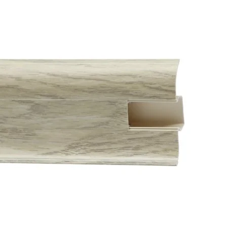 Пластиковый плинтус Royce №853 Дуб Супрема (58х22х2200мм) в Миассе