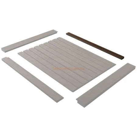 Финишный молдинг LF124B BR396 левый декорированный (31х12х2700мм) в Миассе