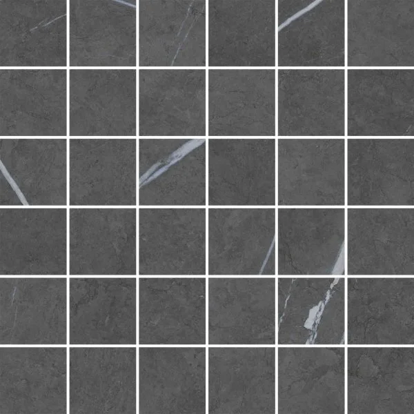 Керамогранит Italon Метрополис Империал Блэк Мозаика 30х30 (Натуральная) в Миассе