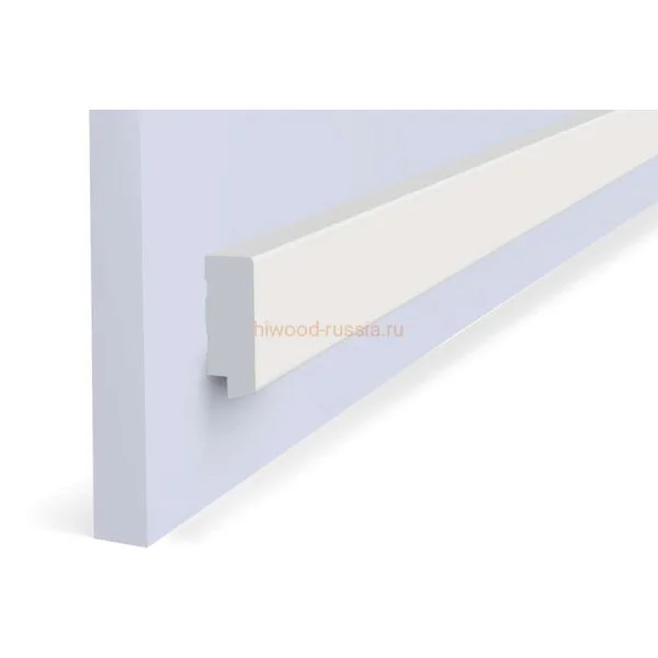 Финишный молдинг LF124B NP левый белый (31х12х2700мм) в Миассе