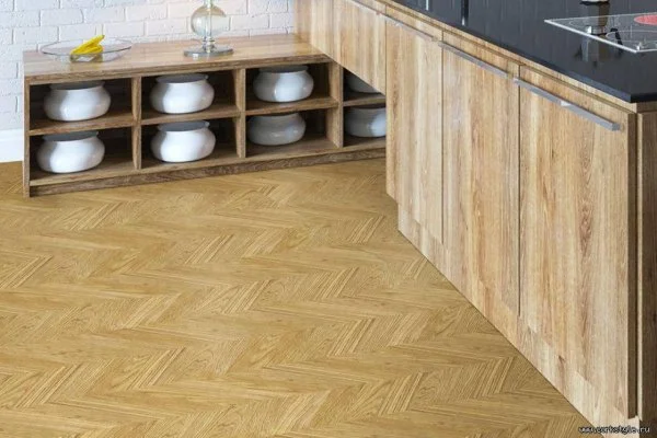 Пробковое покрытие CorkStyle Chevron Gold (1235*305*6 мм) HC в Миассе