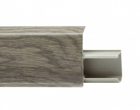 Пластиковый плинтус Royce №532 Дуб Рустикальный (55х23х2200мм) в Миассе