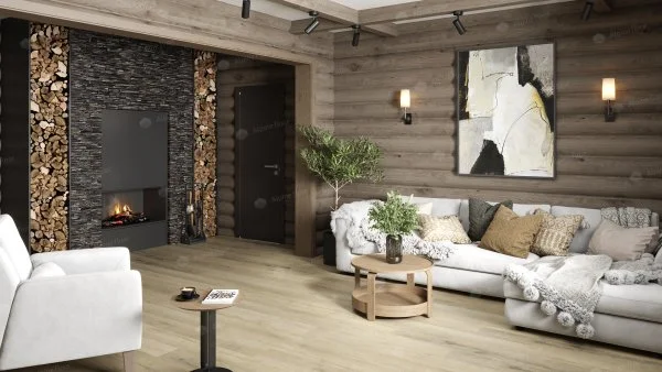 Кварц-виниловая плитка Alpine Floor Premium XL Дуб Сливочный ЕСО 7-19, 8 мм. 43 класс в Миассе