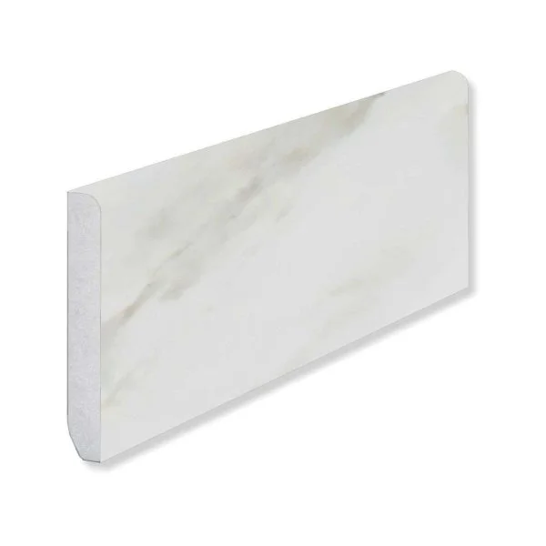 Кварцевый плинтус Fargo 6089-1 Белый Мрамор 80х11х2200 мм в Миассе