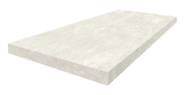 Керамогранит Coliseum Да Винчи Уайт Ступень угловая левая (Натуральный, 33х60) в Миассе