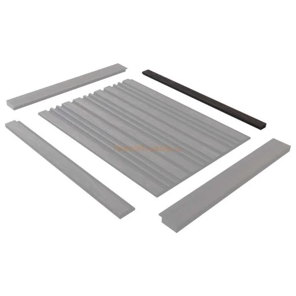 Финишный молдинг LF124B BR395K левый декорированный (31х12х2700мм) в Миассе