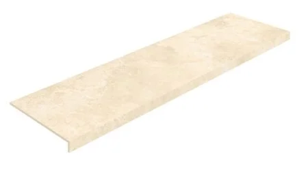 Керамогранит Coliseum Аурелия Уайт Ступень фронтальная (Натуральный, 33х120) в Миассе