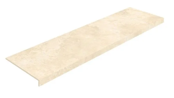 Керамогранит Coliseum Аурелия Уайт Ступень фронтальная (Натуральный, 33х120) в Миассе