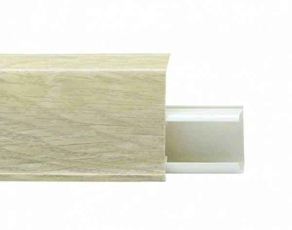 Пластиковый плинтус Royce №508 Серый Опем (55х23х2200мм) в Миассе