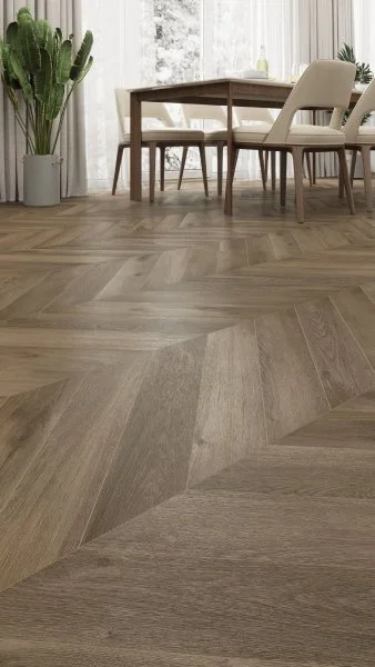 Кварц-виниловая плитка Alpine Floor Chevron Дуб Насыщенный ECO 20-4 (2,5 мм. 43 класс) в Миассе