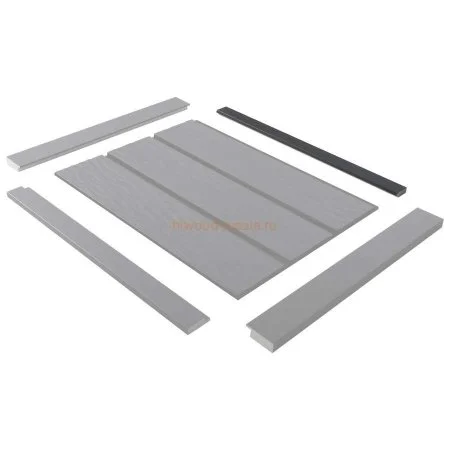 Финишный молдинг LF124B GR15K левый декорированный (31х12х2700мм) в Миассе