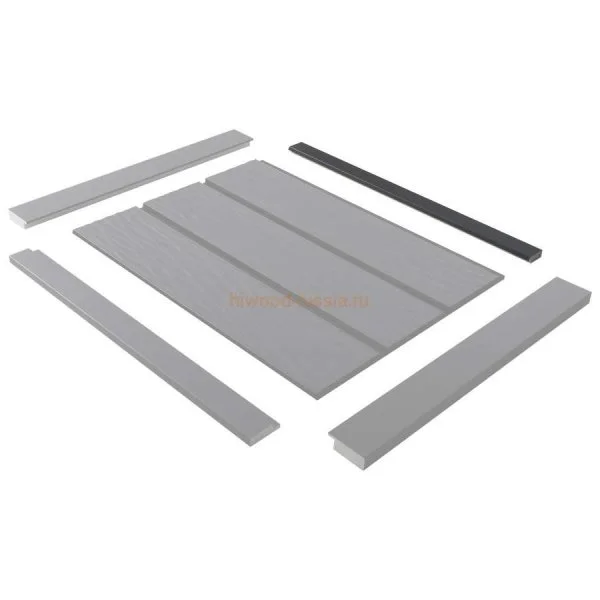 Финишный молдинг LF124B GR15K левый декорированный (31х12х2700мм) в Миассе