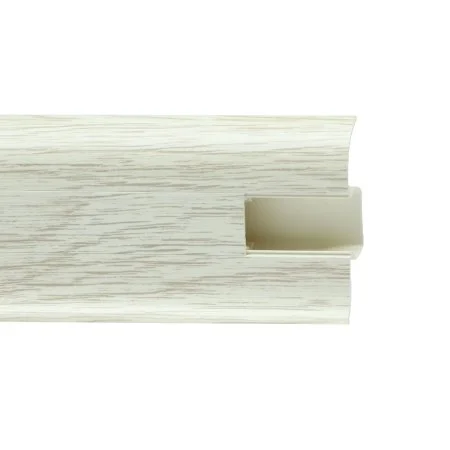 Пластиковый плинтус Royce №851 Дуб Льняной (58х22х2200мм) в Миассе