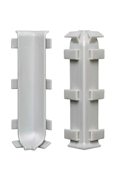 Внутренний угол Bonkeel ПЛ80 серый (ПВХ) в Миассе