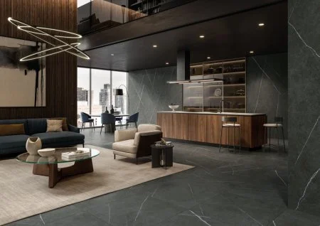 Керамогранит Italon Метрополис Империал Блэк 120х278 (Натуральная и Реттифицированная) в Миассе