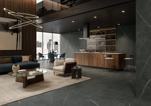 Керамогранит Italon Метрополис Империал Блэк 120х278 (Натуральная и Реттифицированная) в Миассе