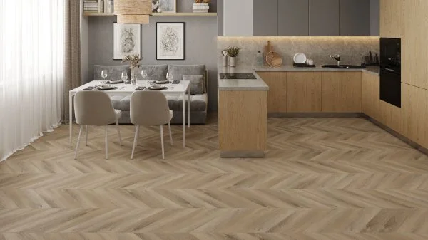 Кварц-виниловая плитка Alpine Floor Chevron Дуб Синистра ECO 20-6 (2,5 мм. 43 класс) в Миассе