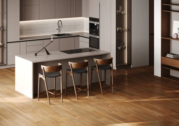 Паркетная доска Quartz Parquet Классик 5 мм Дуссия Африканская 550-63 в Миассе