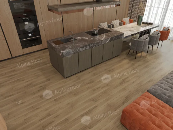 Каменно-полимерная плитка Alpine Floor Grand Sequoia Village Вайпуа ECO 11-1907 4мм, 43 класс в Миассе