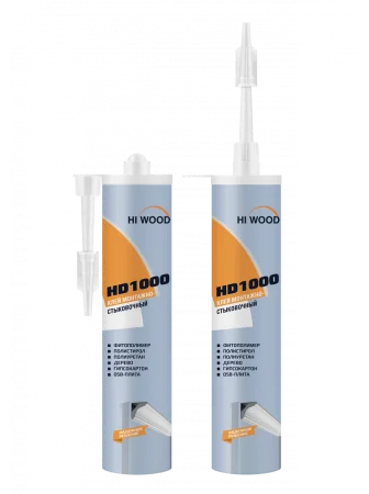 Монтажно-стыковочный клей HiWood HD1000 Белый 280 ml в Миассе