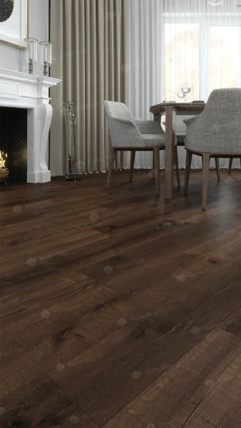 Каменно-полимерная плитка Alpine Floor Real Wood Дуб Мокка ECO 2-2, 6 мм 43 класс в Миассе