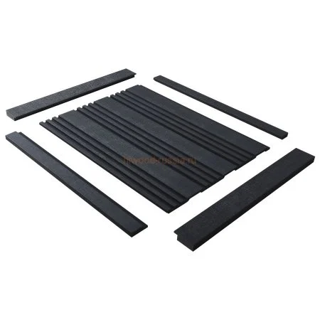 Финишный молдинг LF124B BK114K левый декорированный (31х12х2700мм) в Миассе