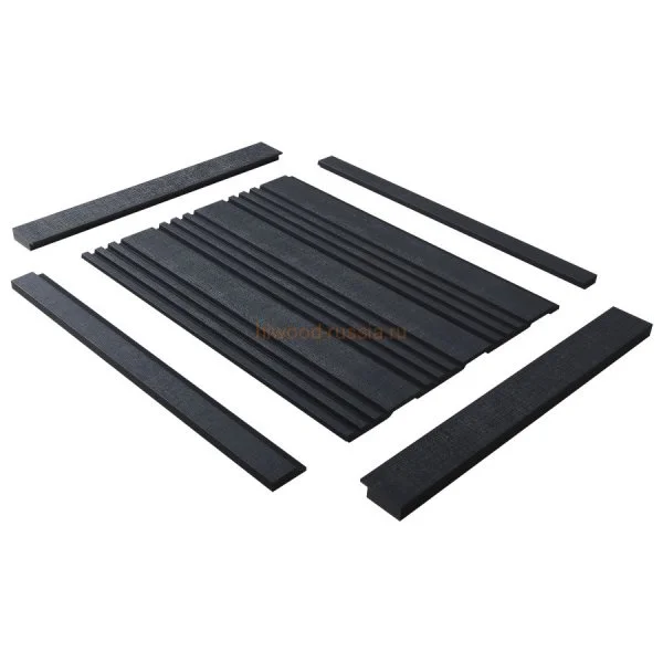 Финишный молдинг LF124B BK114K левый декорированный (31х12х2700мм) в Миассе