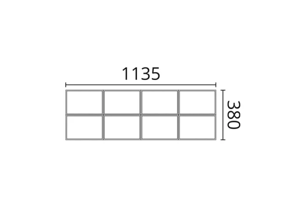 Декоративная панель NMC Arstyl Bump (113.5x38x4.3 см) в Миассе