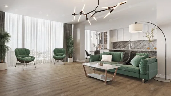 Каменно-полимерная плитка Alpine Floor Solo Plus Ларгетто ЕСО 14-301, 4 мм, 43 класс в Миассе