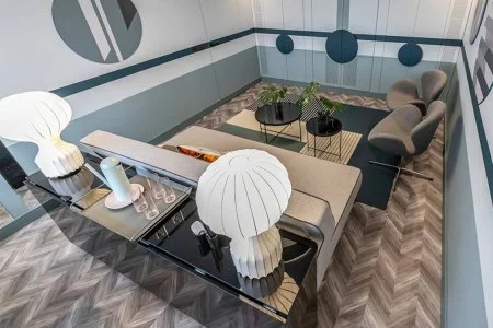 Пробковое покрытие CorkStyle Chevron Silver в Миассе