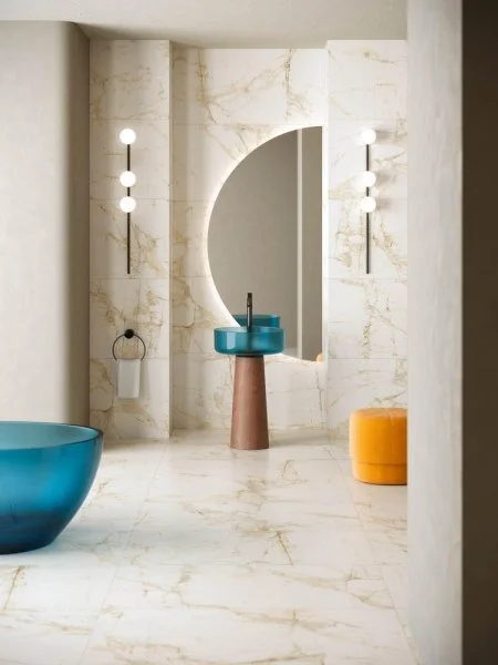 Керамогранит Coliseum Канова Уайт 60х120 (Натуральный и Реттифицированный) в Миассе