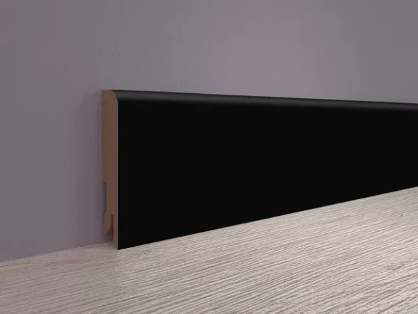 Плинтус MDF Bonkeel 24032 Чёрный Софт (100х16х2400 мм) в Миассе