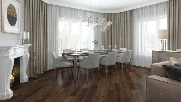 Каменно-полимерная плитка Alpine Floor Real Wood Дуб Мокка ECO 2-2, 6 мм 43 класс в Миассе
