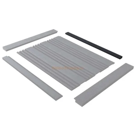 Финишный молдинг LF124B BK114K левый декорированный (31х12х2700мм) в Миассе