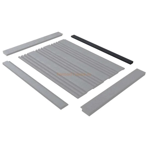 Финишный молдинг LF124B BK114K левый декорированный (31х12х2700мм) в Миассе