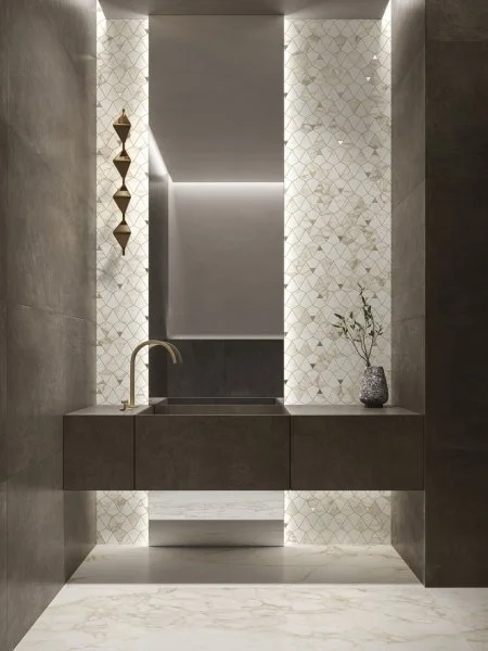 Керамогранит Italon Этернум Каррара Мозаика Вертекс 25.8х30 (Натуральная) в Миассе