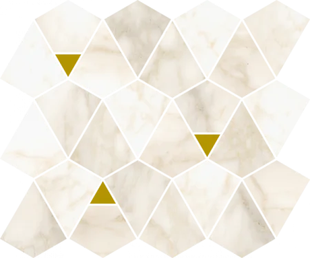 Керамогранит Italon Этернум Каррара Мозаика Вертекс 25.8х30 (Натуральная) в Миассе