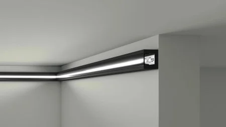 Профиль NMC Wallstyl IL12 Black (25х20х2000мм) в Миассе