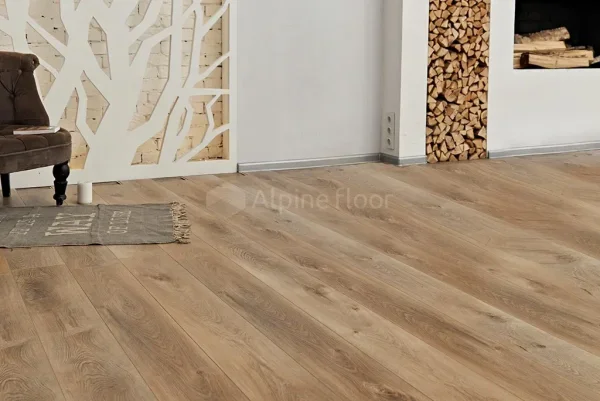 Кварц-виниловая плитка Alpine Floor Premium XL Дуб Природный Изысканный ЕСО 7-6, 8 мм. 43 класс в Миассе