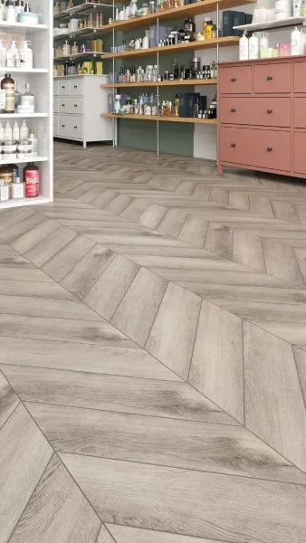 Кварц-виниловая плитка Alpine Floor Chevron Дуб Исида ECO 20-8 (2,5 мм. 43 класс) в Миассе